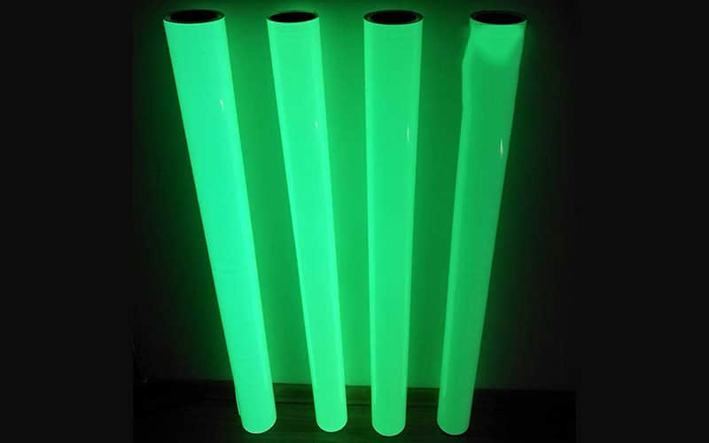Photoluminescent vinyl roll 1.22m x 45.7m excellent for lettering and cutting