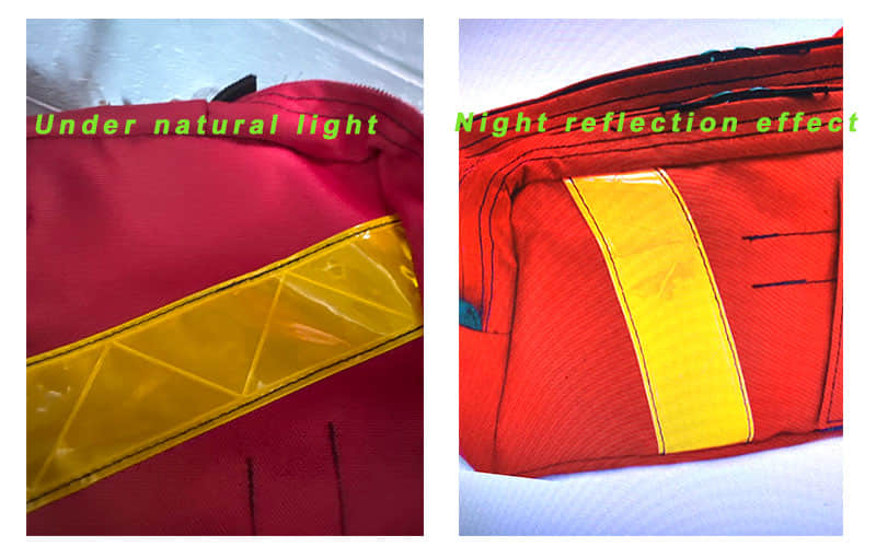 Reflective ribbon safety PVC 