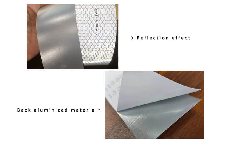 Solas marine reflective tape, marine rescue, prism grade, self-adhesive