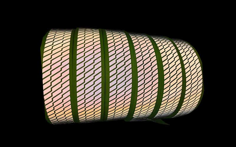 Reflective webbing different design sew on cloth